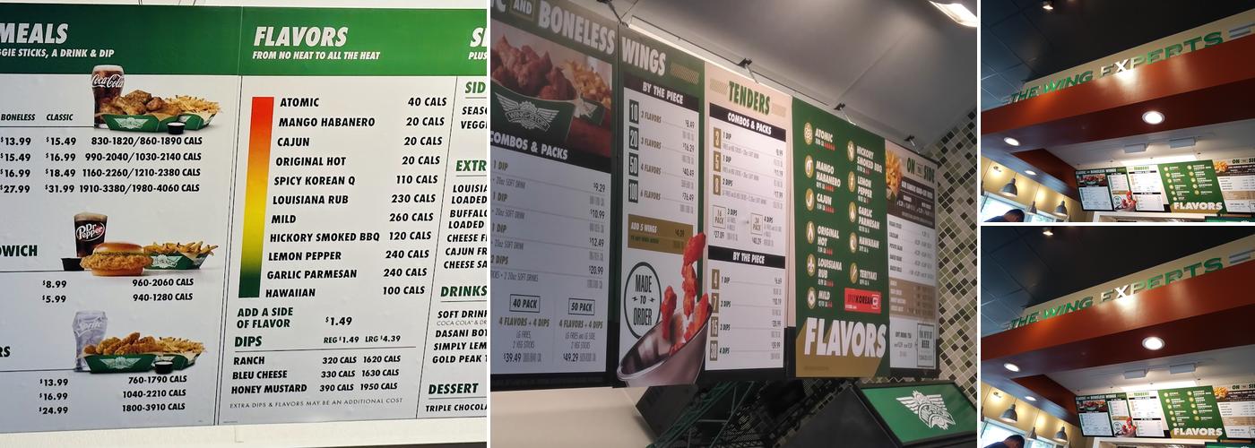 Wingstop Menu