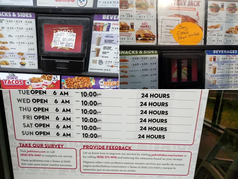 Jack In The Box Menu