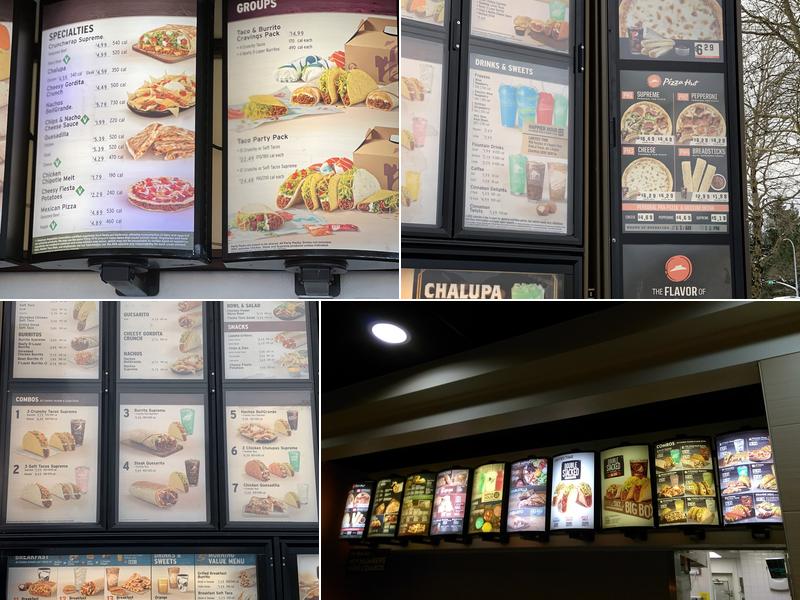 Taco Bell Menu