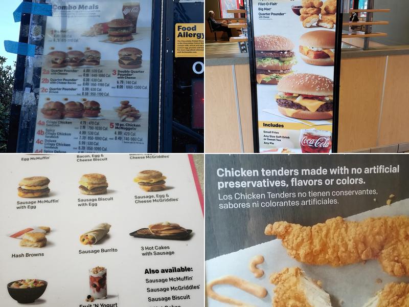 McDonald's Menu