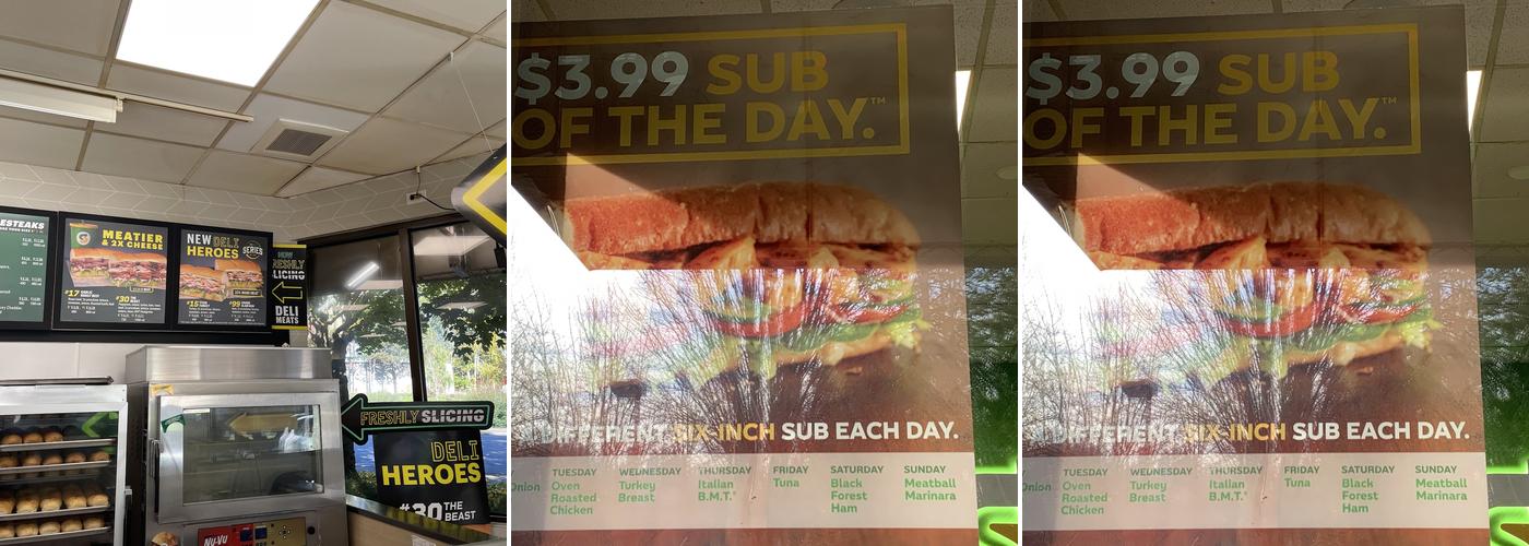 Subway Menu