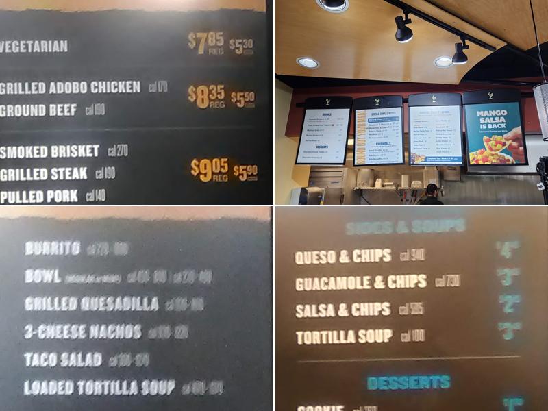 QDOBA Mexican Eats Menu