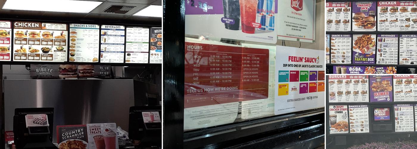 Jack In The Box Menu