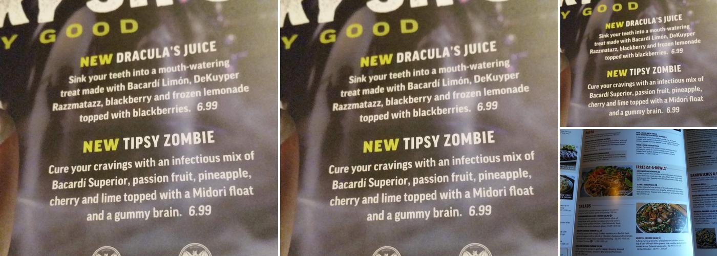 Applebee's Grill + Bar Menu