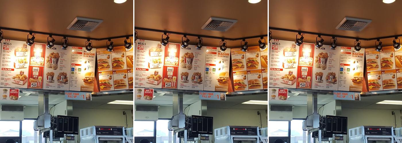 KFC Menu