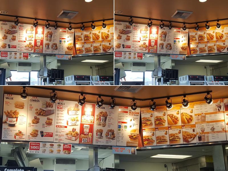 KFC Menu