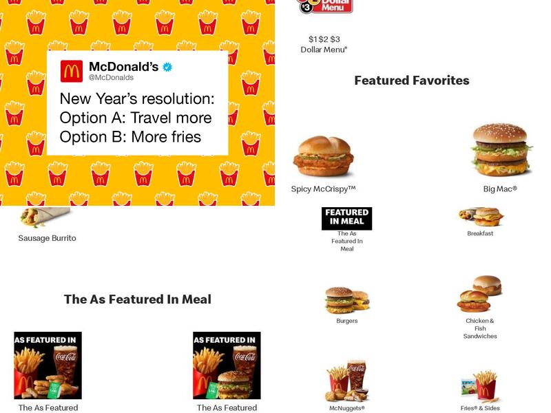 McDonald's Menu