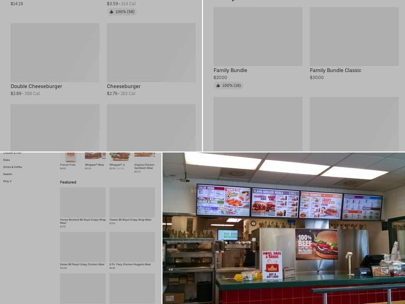 Burger King Menu