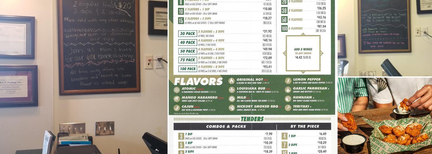 Wingstop Menu
