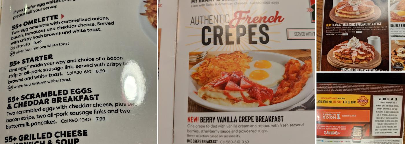 Denny's Menu