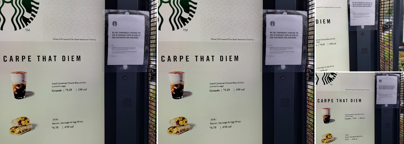 Starbucks Menu