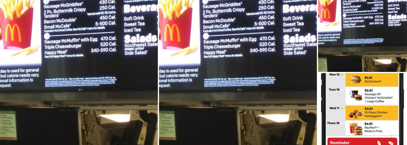 McDonald's Menu