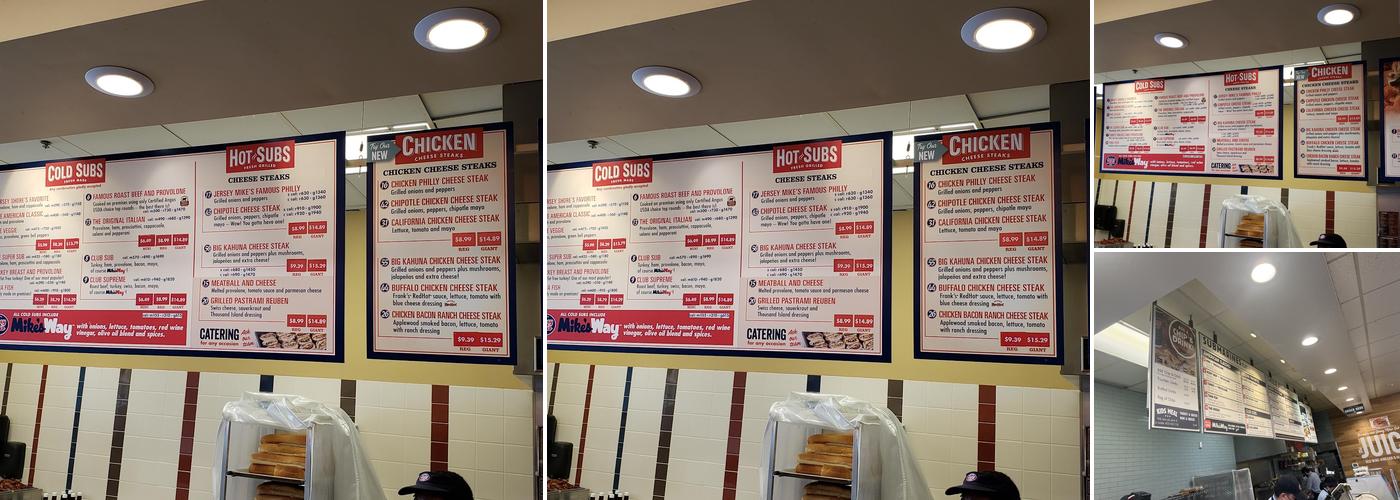 Jersey Mike's Subs Menu