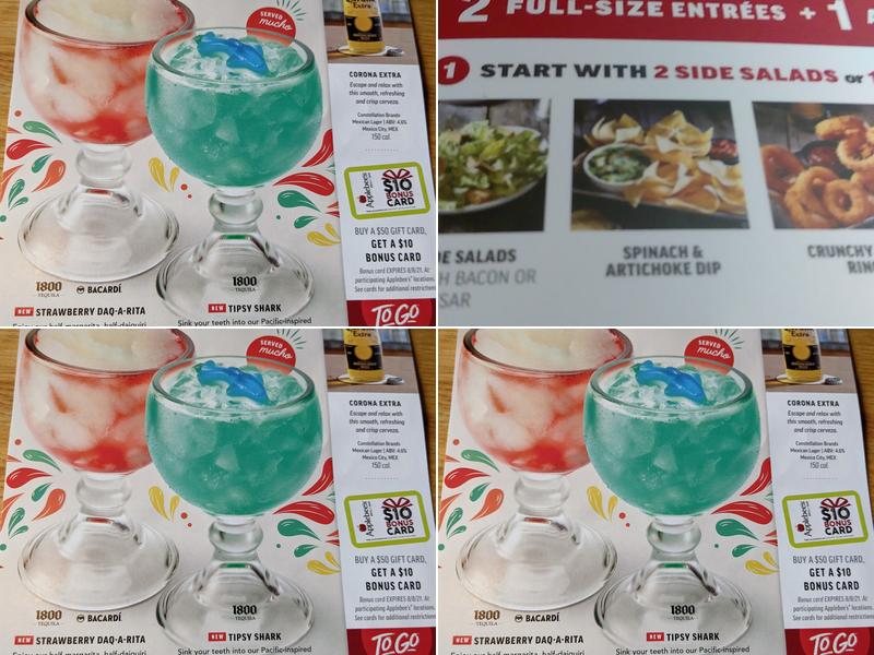 Applebee's Grill + Bar Menu