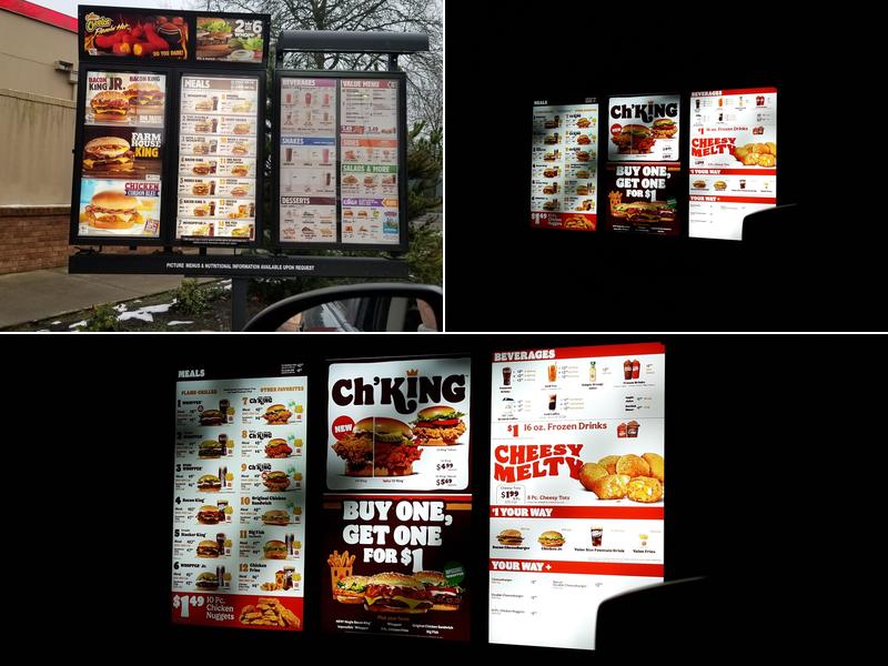 Burger King Menu