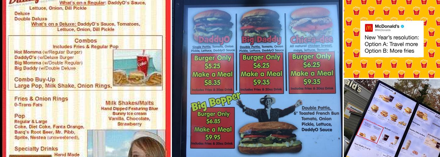 McDonald's Menu