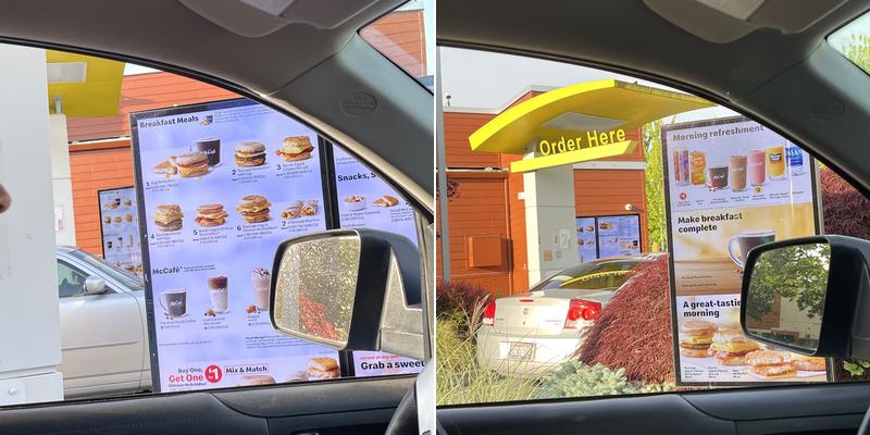 McDonald's Menu