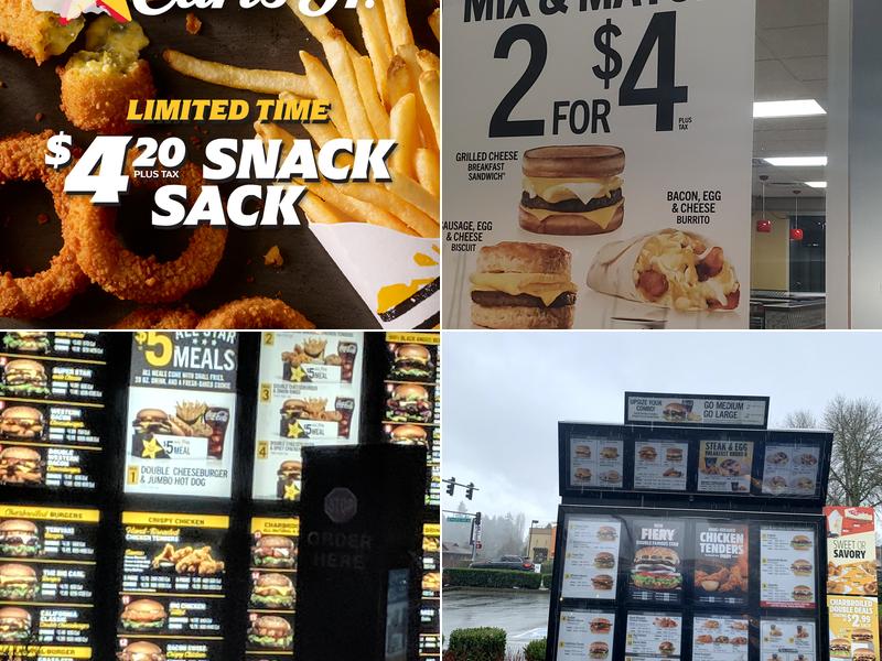 Carl’s Jr. Menu