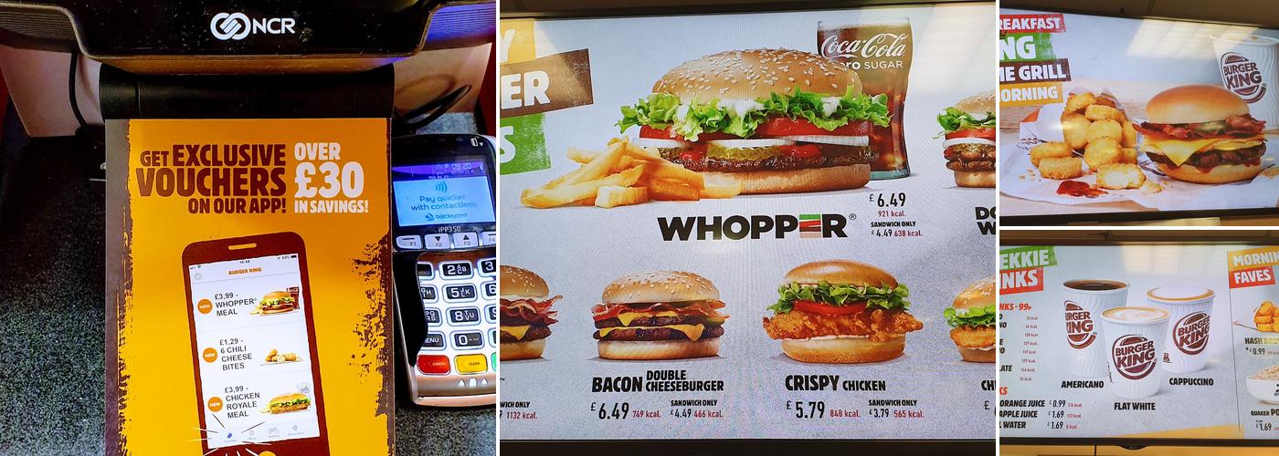 Burger King Menu