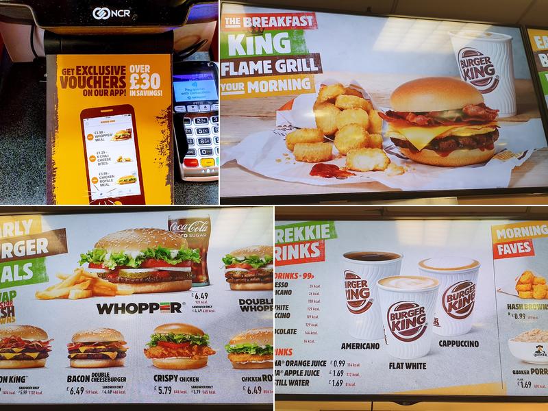 Burger King Menu