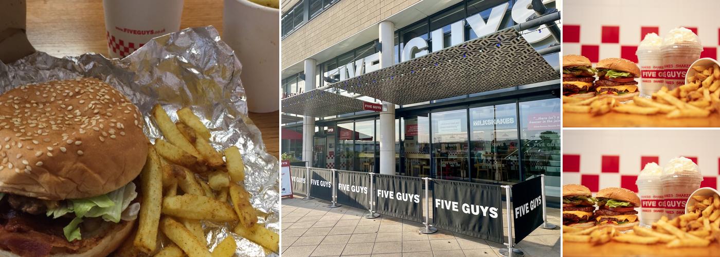 Five Guys Harlow Water Gardens