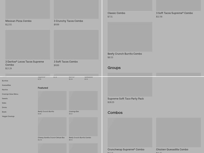 Taco Bell Menu