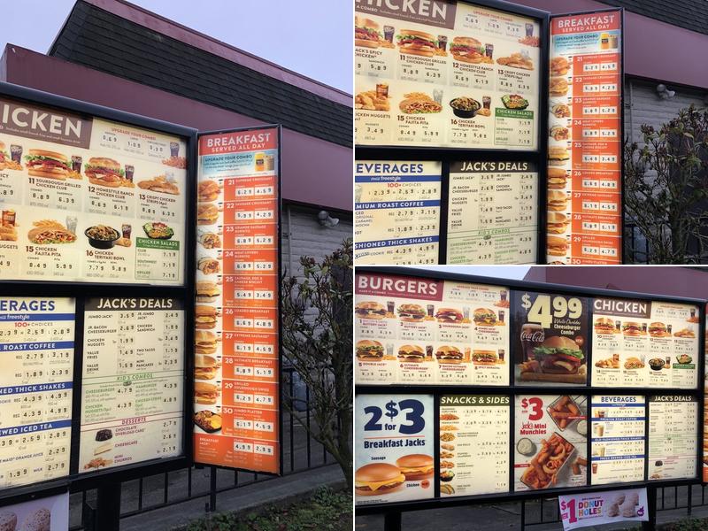 Jack In The Box Menu