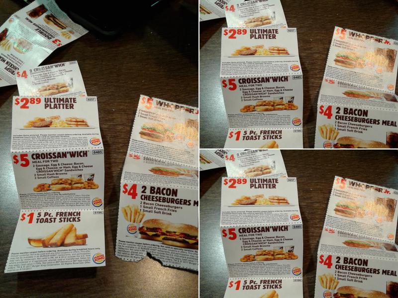 Burger King Menu