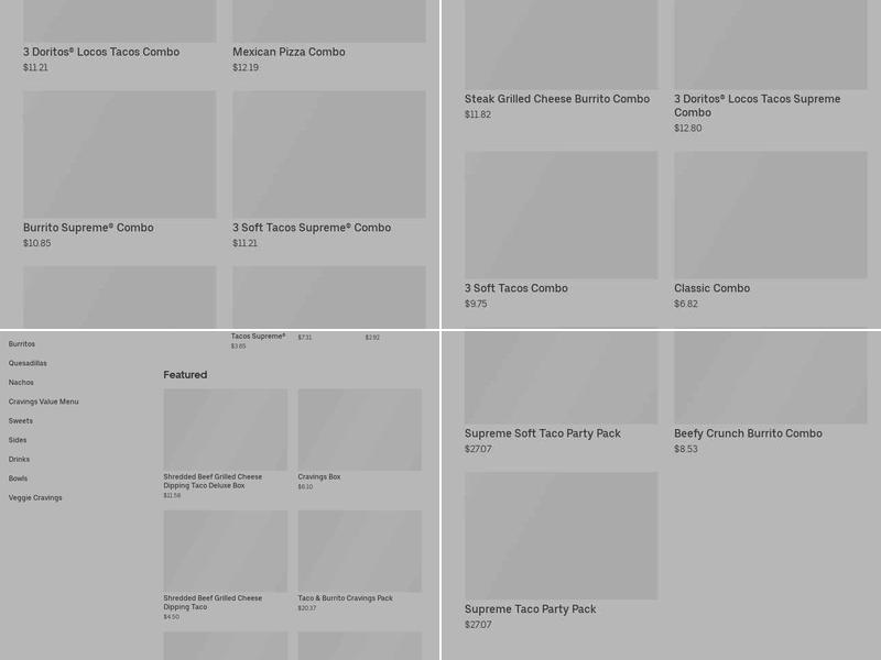Taco Bell Menu