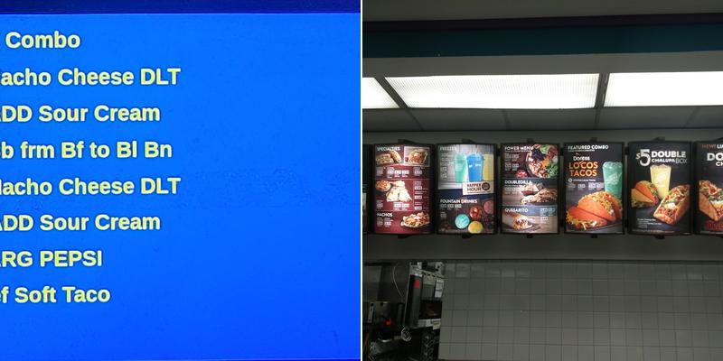 Taco Bell Menu