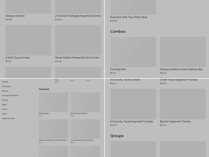 Taco Bell Menu