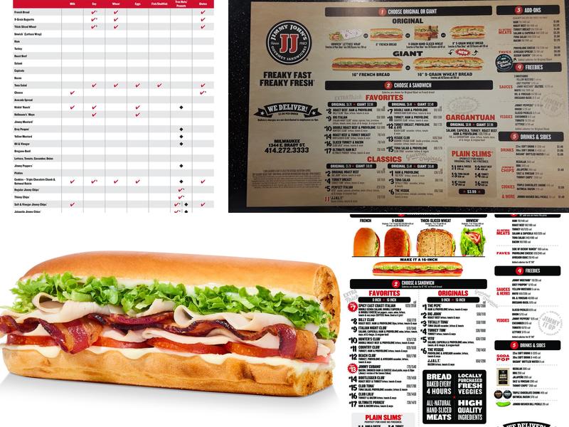 Jimmy John's Menu