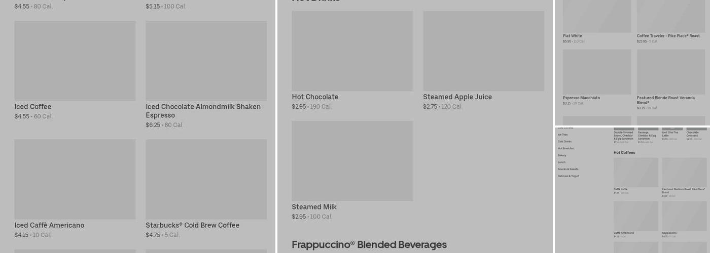 Starbucks Menu