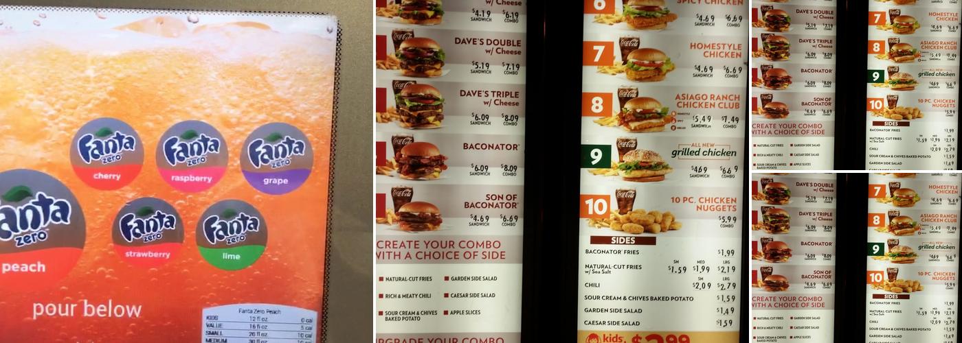 Wendy's Menu
