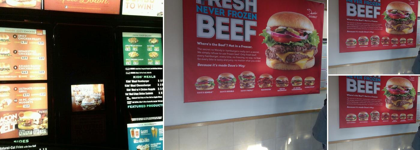 Wendy's Menu