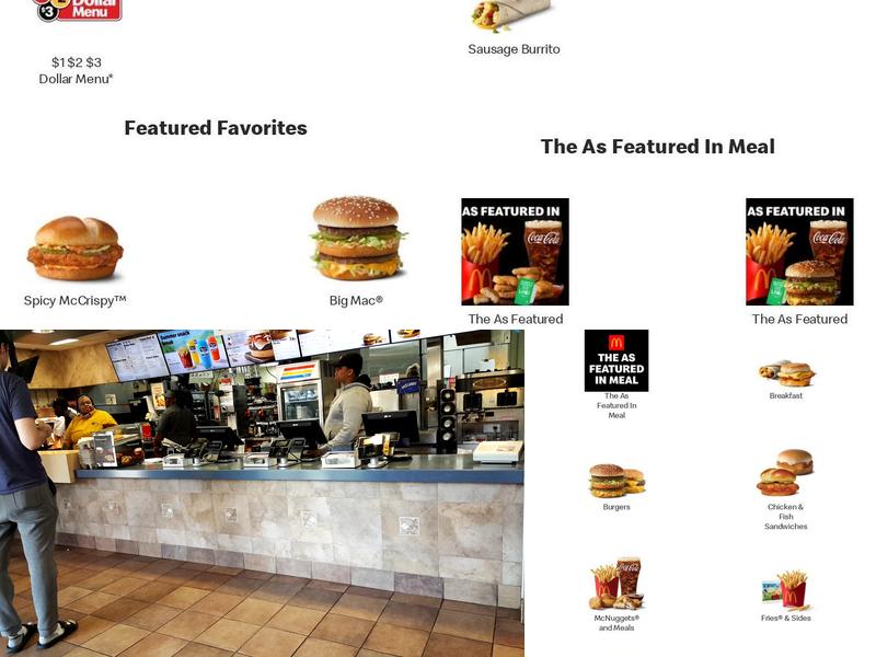 McDonald's Menu