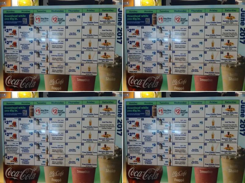 McDonald's Menu