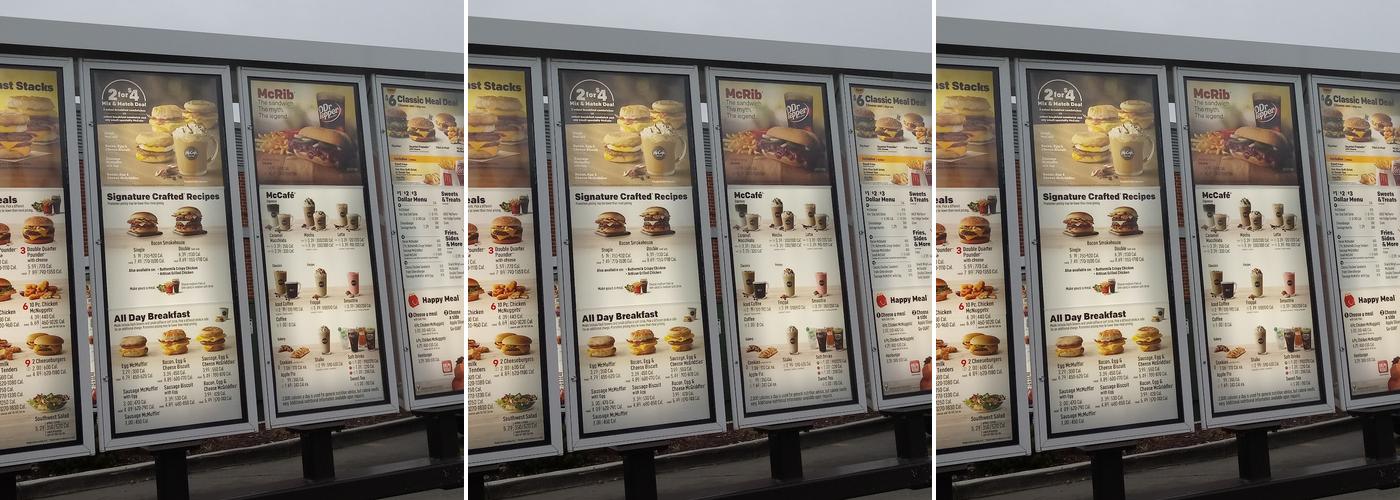 McDonald's Menu