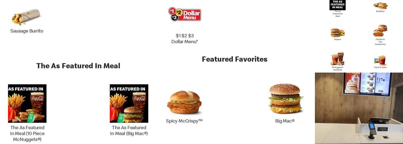 McDonald's Menu