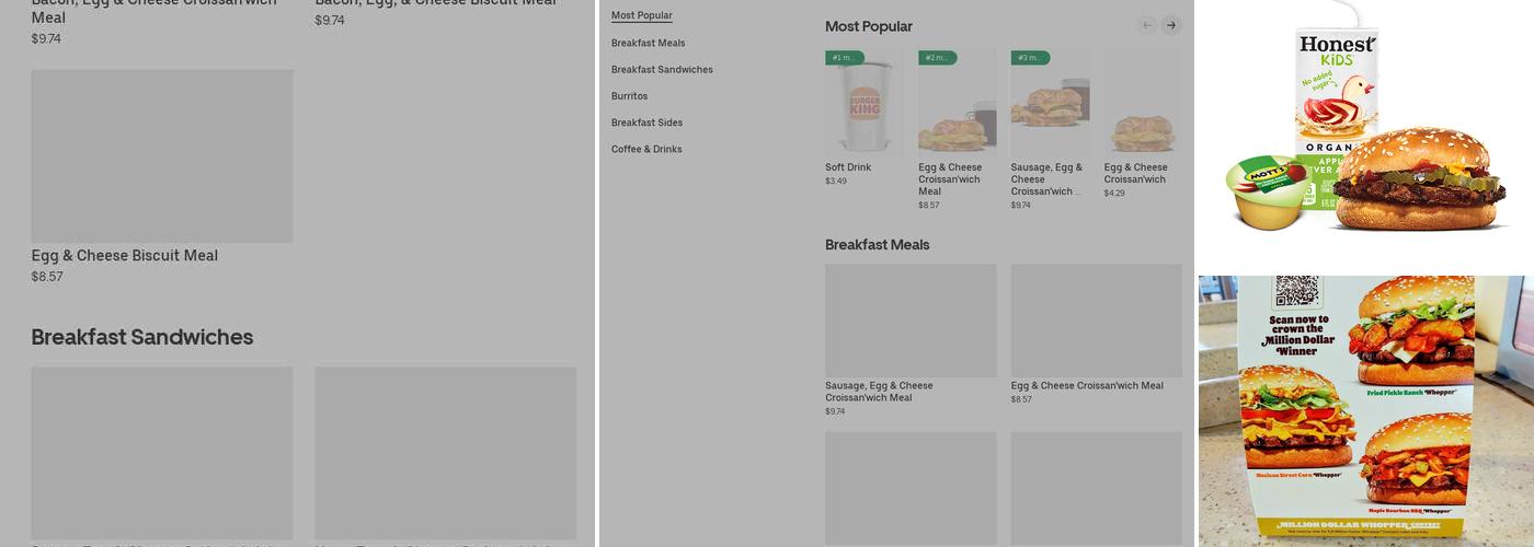 Burger King Menu