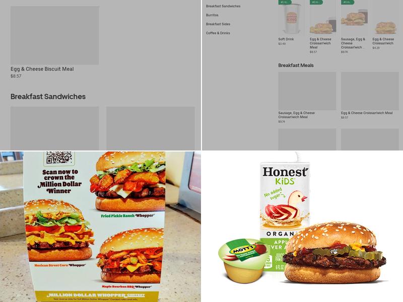 Burger King Menu