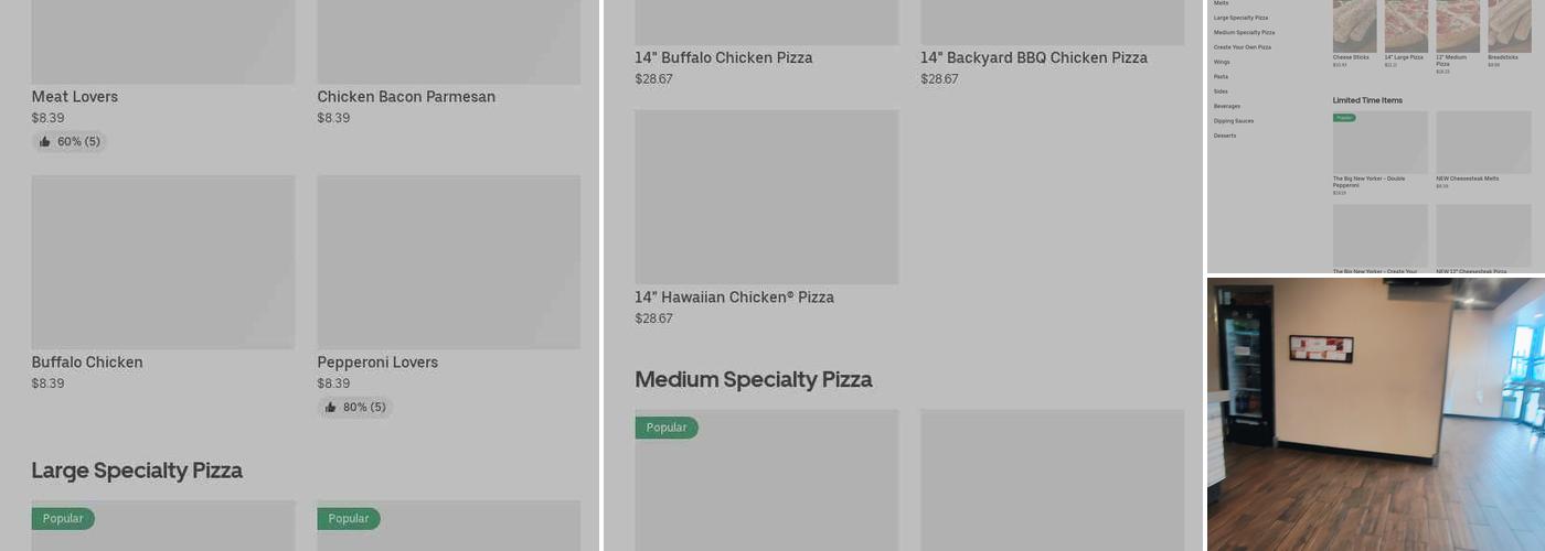 Pizza Hut Menu