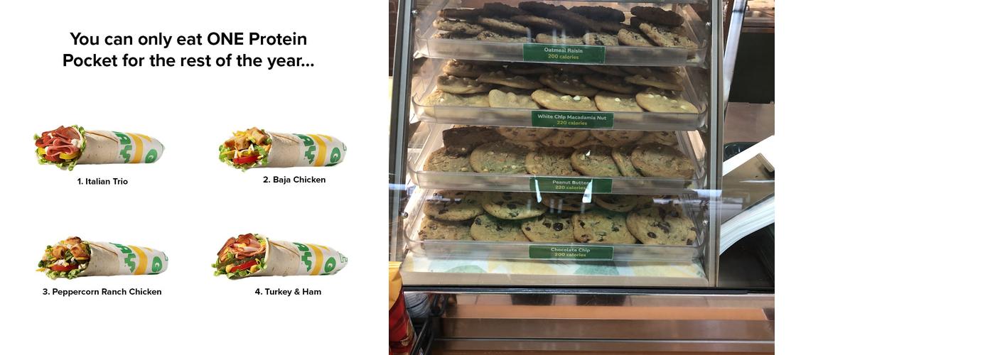 Subway Menu