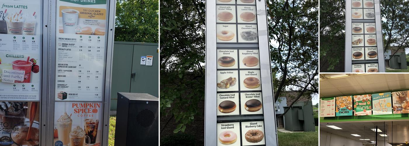 Krispy Kreme Menu