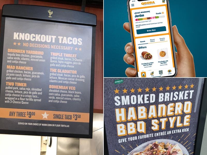 QDOBA Mexican Eats Menu