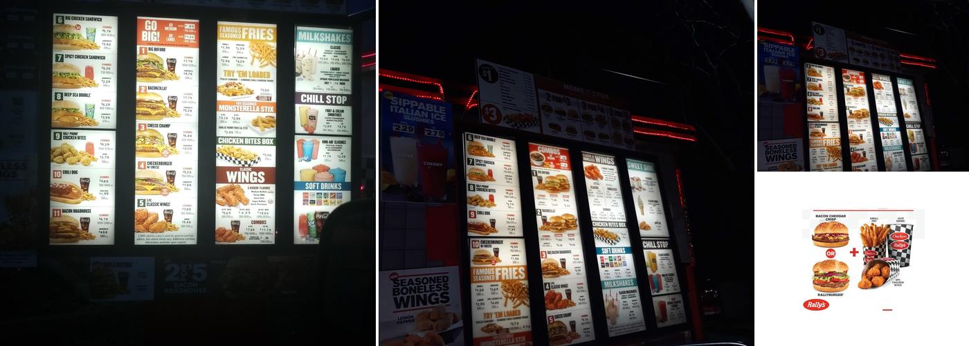 Checkers Menu