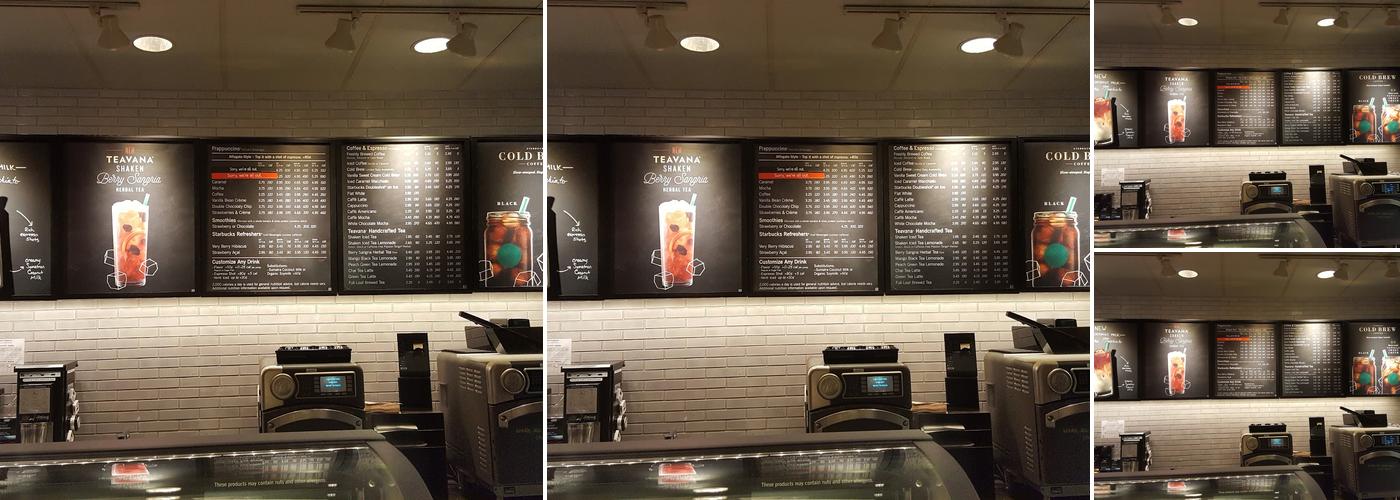 Starbucks Menu