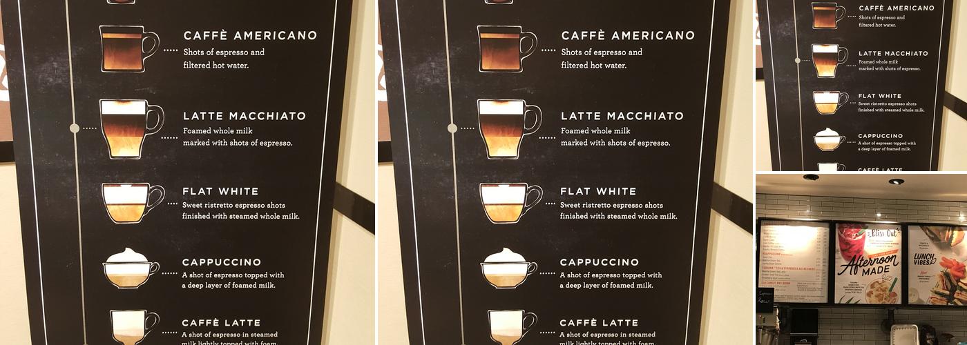 Starbucks Menu