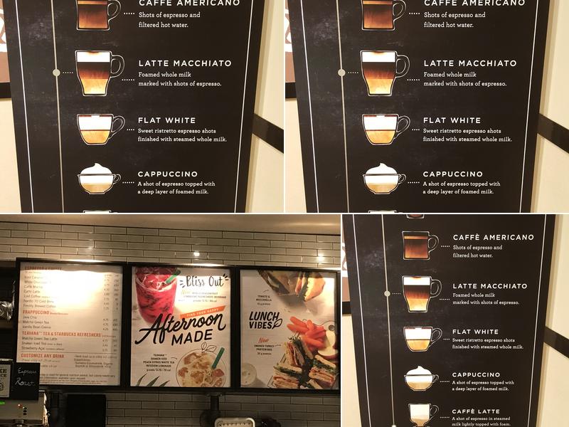 Starbucks Menu