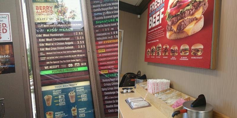 Wendy's Menu
